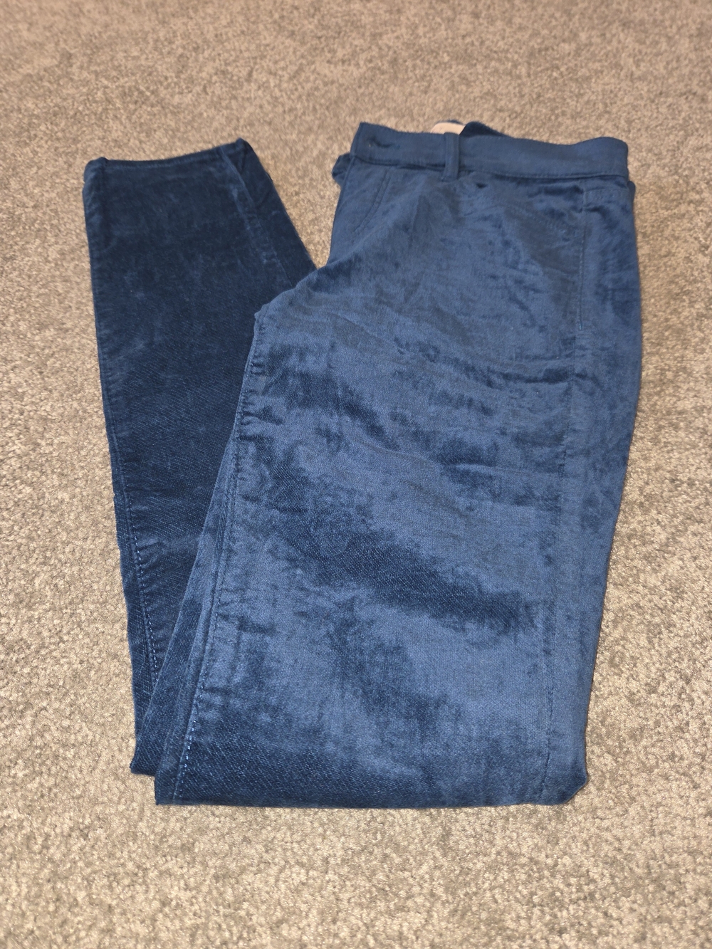 LOFT Womens' Dark Blue Brushed Cotton Pants - Size 0